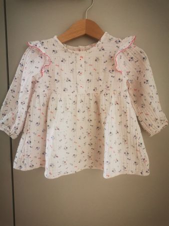 Orchestra Sommerkleid Gr. 74/12M mit Rüschen - Top Zustand!