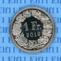 CHF___1.00 2019 -unz 1 Franken