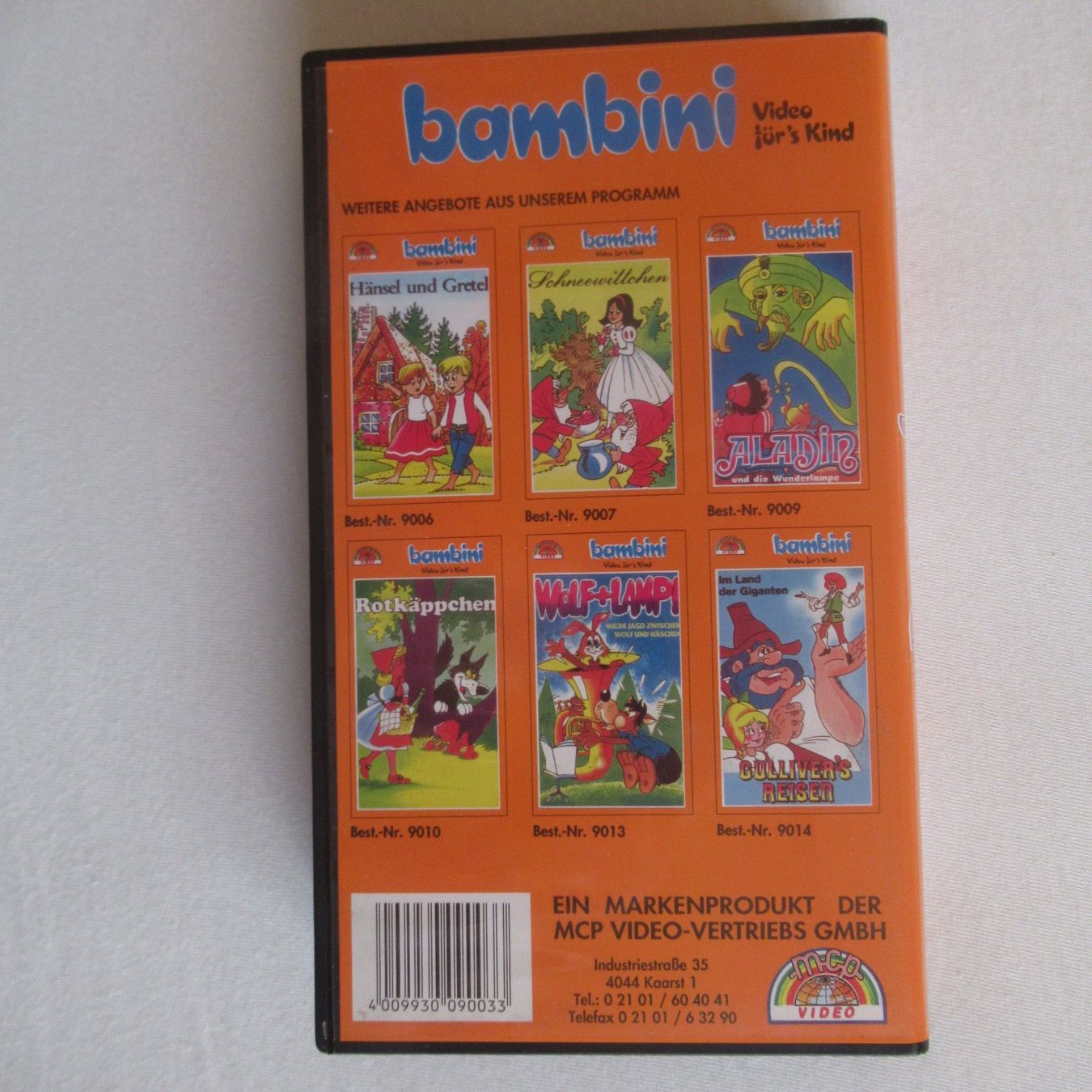 Toutes les VHS: Das tapfere Schneiderlein - VHS Kassette – D'occasion à Moosseedorf par haro01 1