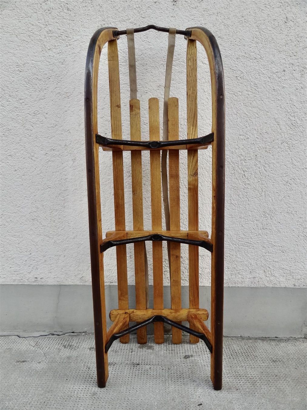 Davos Schlitteln: solider DAVOSER Schlitten Holzschlitten DAVOS 114 cm – Gebraucht aus Kerzers von wisaundso 3
