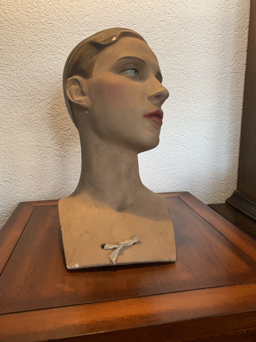 Sculture & Statue: Grosse antike  Original Art Deco Büste – Usato da Rothrist venduto da Oddymanliane 1