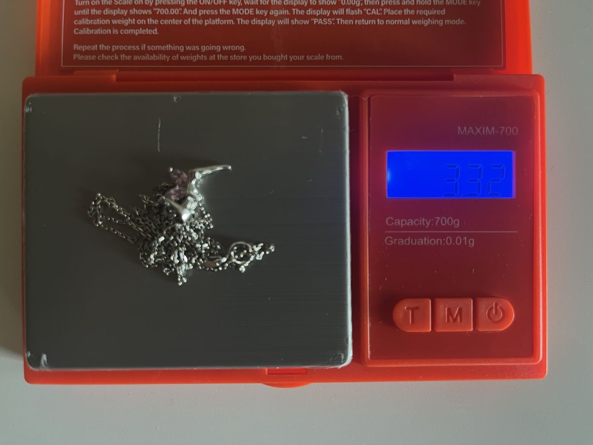 Ketten: Kette mit Anhänger, Fee mit Steinchen, 925 Silber – Gebraucht aus Wädenswil von Iana32 2