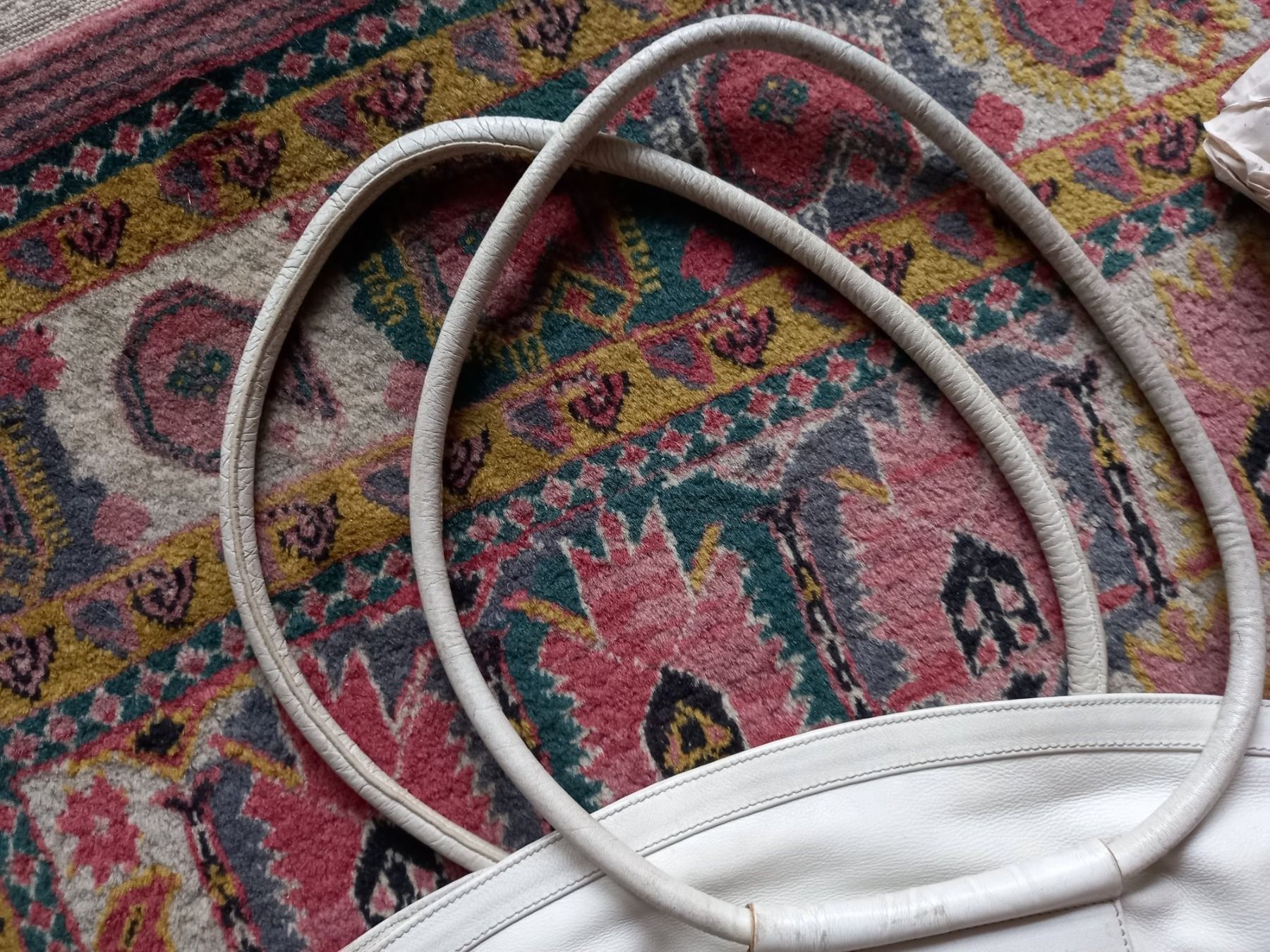 Aigner Borse da donna: Sac cuir blanc vintage Aigner – Usato da St-Sulpice VD venduto da asc_5twt 4