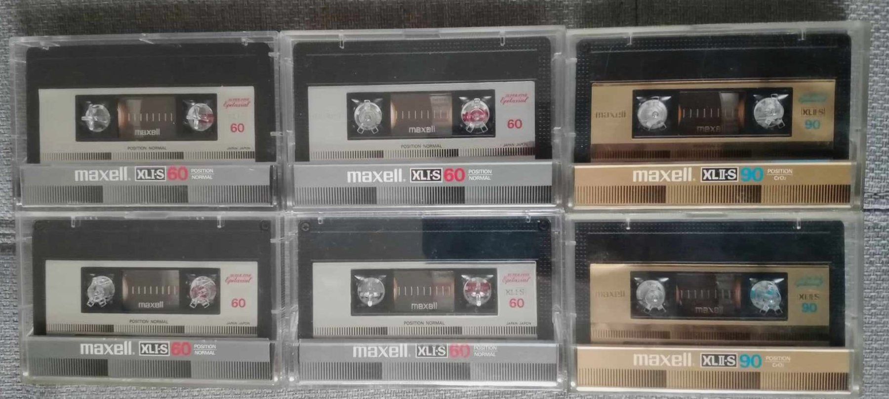 MAXELL XLI-S 60 / XLII-S 90 - Epitaxial - cassettes 6x (Gebraucht) in ...