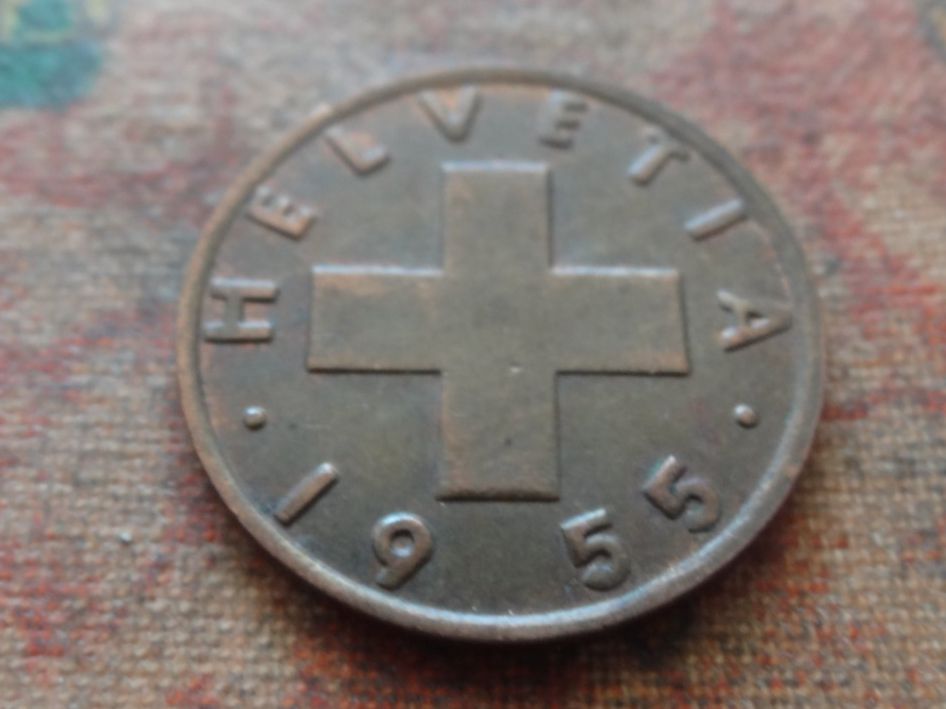 Tutti le monete: 2 Rp. 1955  (B) – Usato da Romanel-sur-Lausanne venduto da Swift13