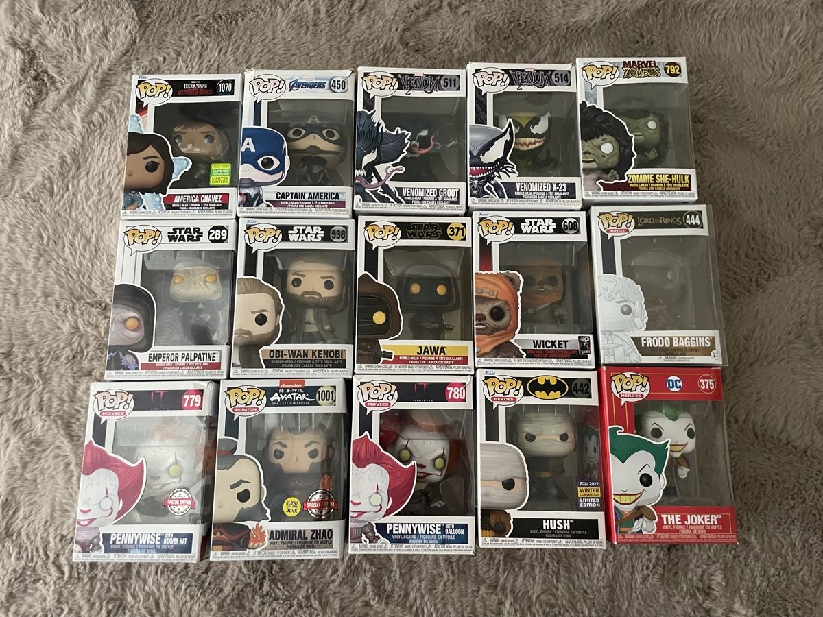 Funko Statuette: Lot Funko Pop – Usato da Lutry venduto da Vincent_Prince