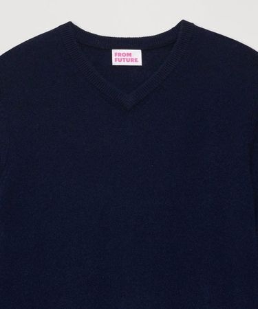 From Future V-Neck Sweater 100% Kashmir Gr. L