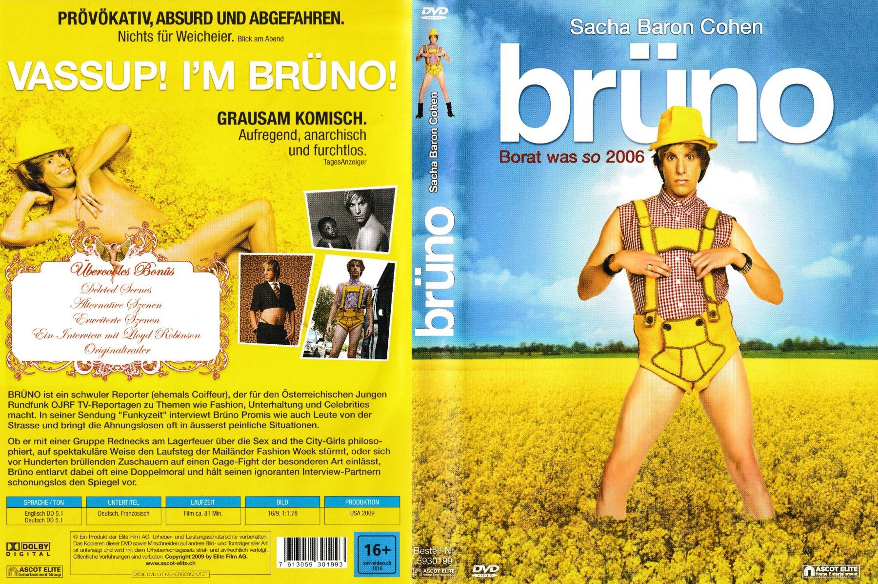 Tutti i DVDs: DVD - Brüno – Usato da Langnau am Albis venduto da MediaRescuerKeLoX