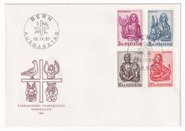 1961 FDC Evangelisten, SBK Fr. 180.--