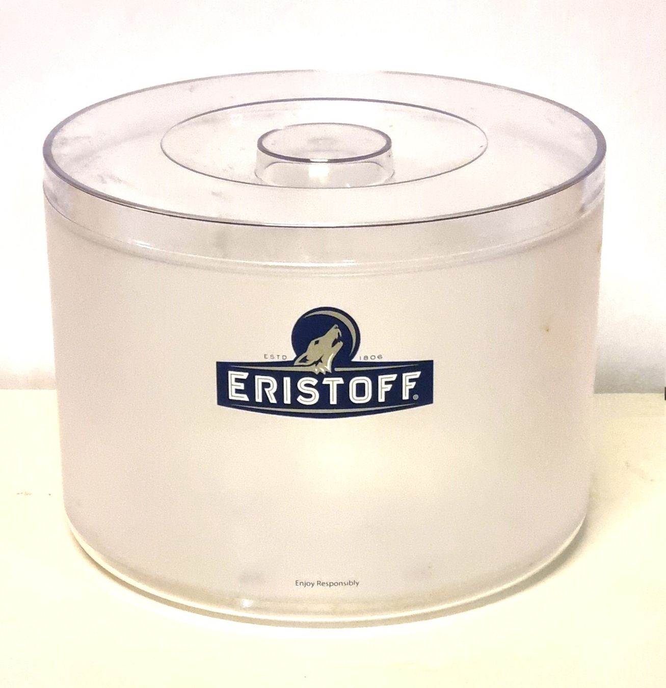 Altro: Original Eristoff Vodka Eiskübel mit Deckel – Nuovo (secondo la descrizione) da Bern venduto da ros_v7ry