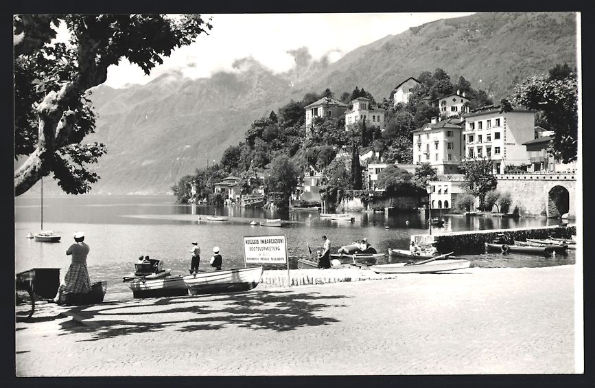 Fotografie & Manifesti: Fotografie Ascona, Partie bei der Bootsv – Usato da Berlin venduto da bartko-reher