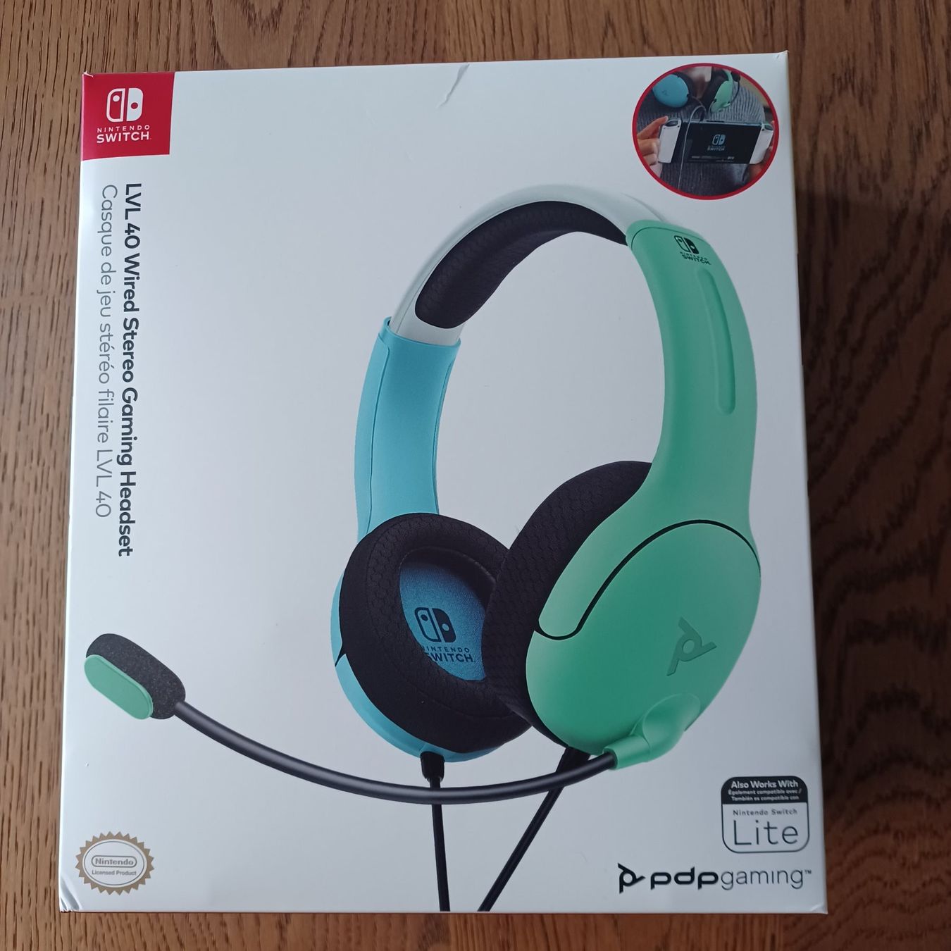 Cuffie: LVL 40 Gaming Headset für Nintendo Switch mint – Nuovo (secondo la descrizione) da Lyss venduto da fludimus