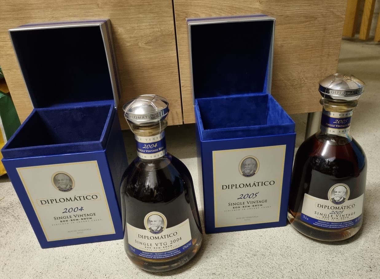 Diplomatico Bevande alcoliche: Diplomatico Single Vintage 2004 & 2005 – Nuovo e nell'imballaggio originale da Zürich venduto da Dietikoner1