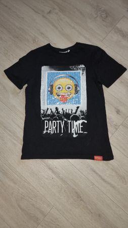 Cooles Jungen T-Shirt Gr 152 Party Time emoji top Zustand 