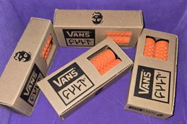 Cult x Vans Waffle Grips Orange – BMX Griffe Neu
