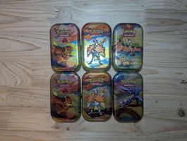 6 leere Pokémon Mini Tins – Vibrant Paldea