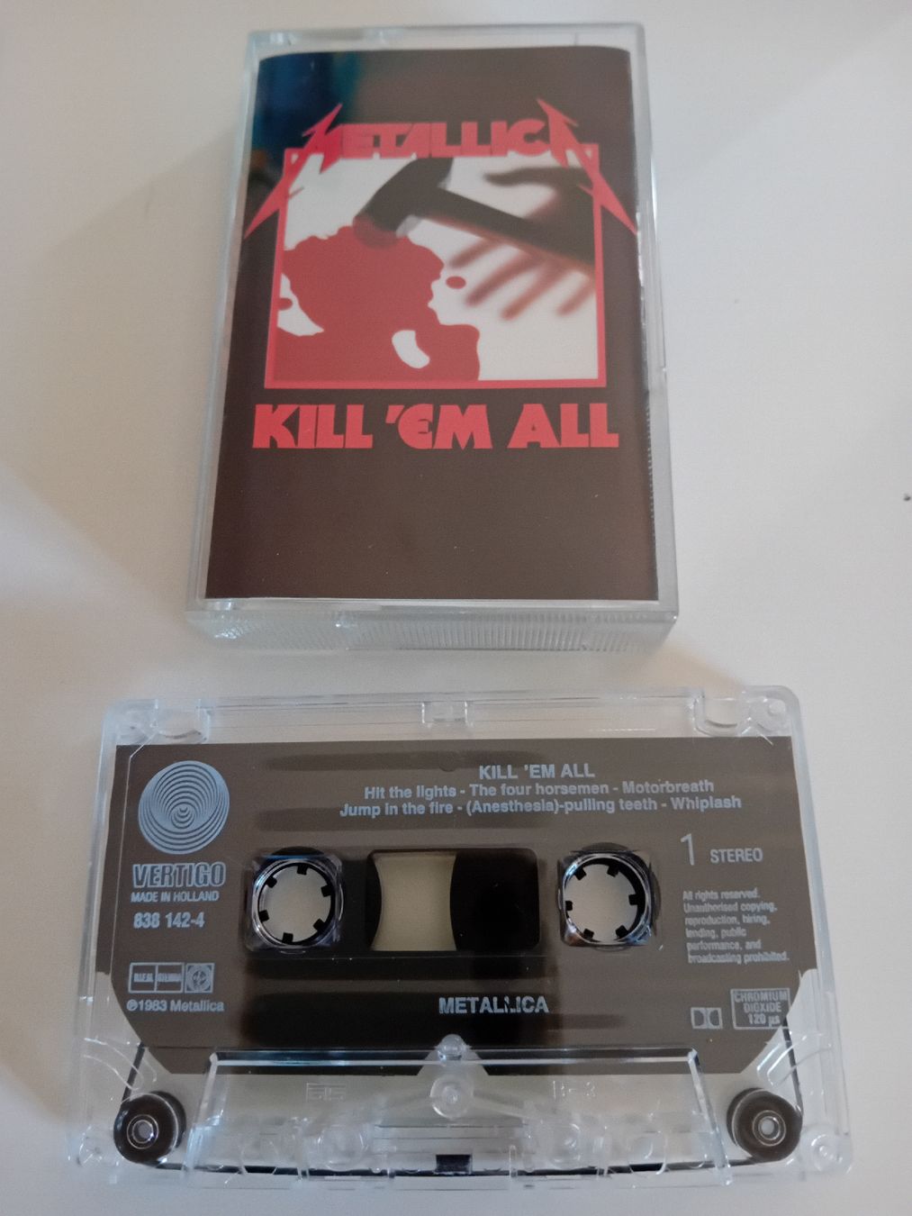 Musicassette: MC METALLICA KILL 'EM ALL – Usato da Biasca venduto da Old_6blh 1