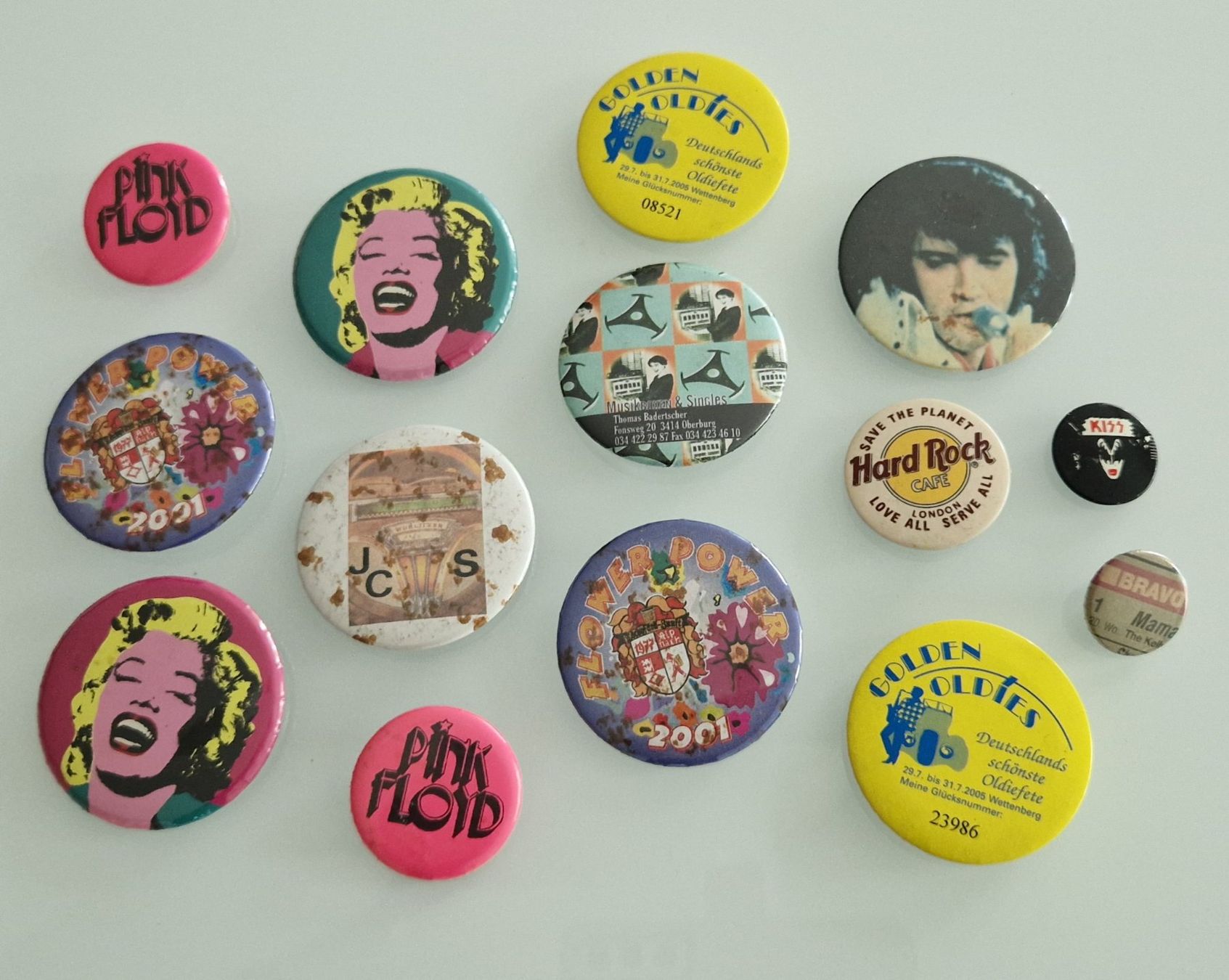 Tutte le decorazioni: Metall Ansteck- Button – Usato da Hildisrieden venduto da Anthosa3