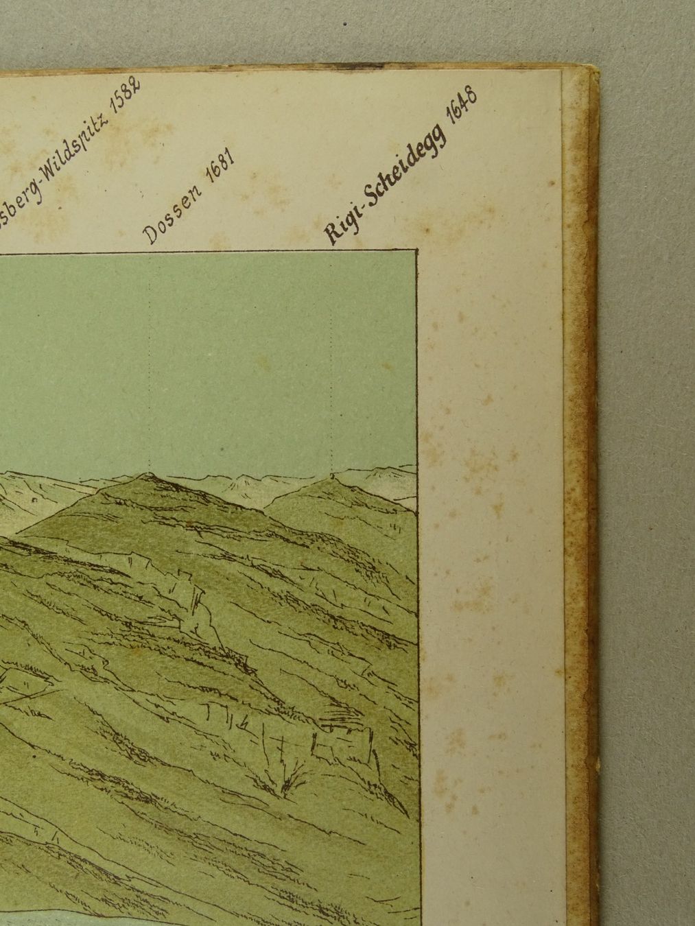 Stiche: STANSERHORN PANORAMA, ALPEN-PANORAMA 1892 – Gebraucht aus Grüningen von Kartensammler 8