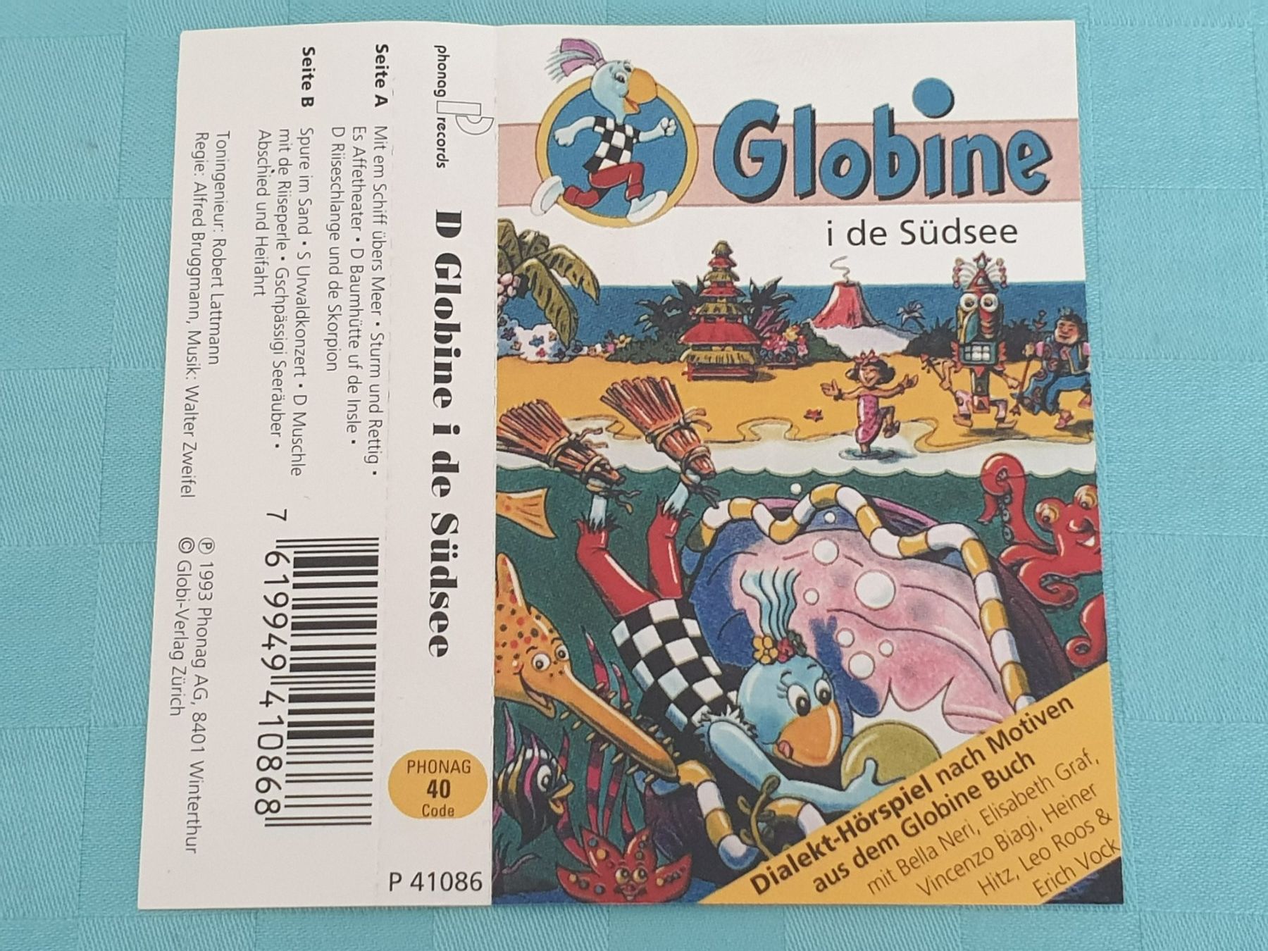 Audiolibri: Globine i de Südsee Kinderkassette – Usato da Mörschwil venduto da spirspi 2