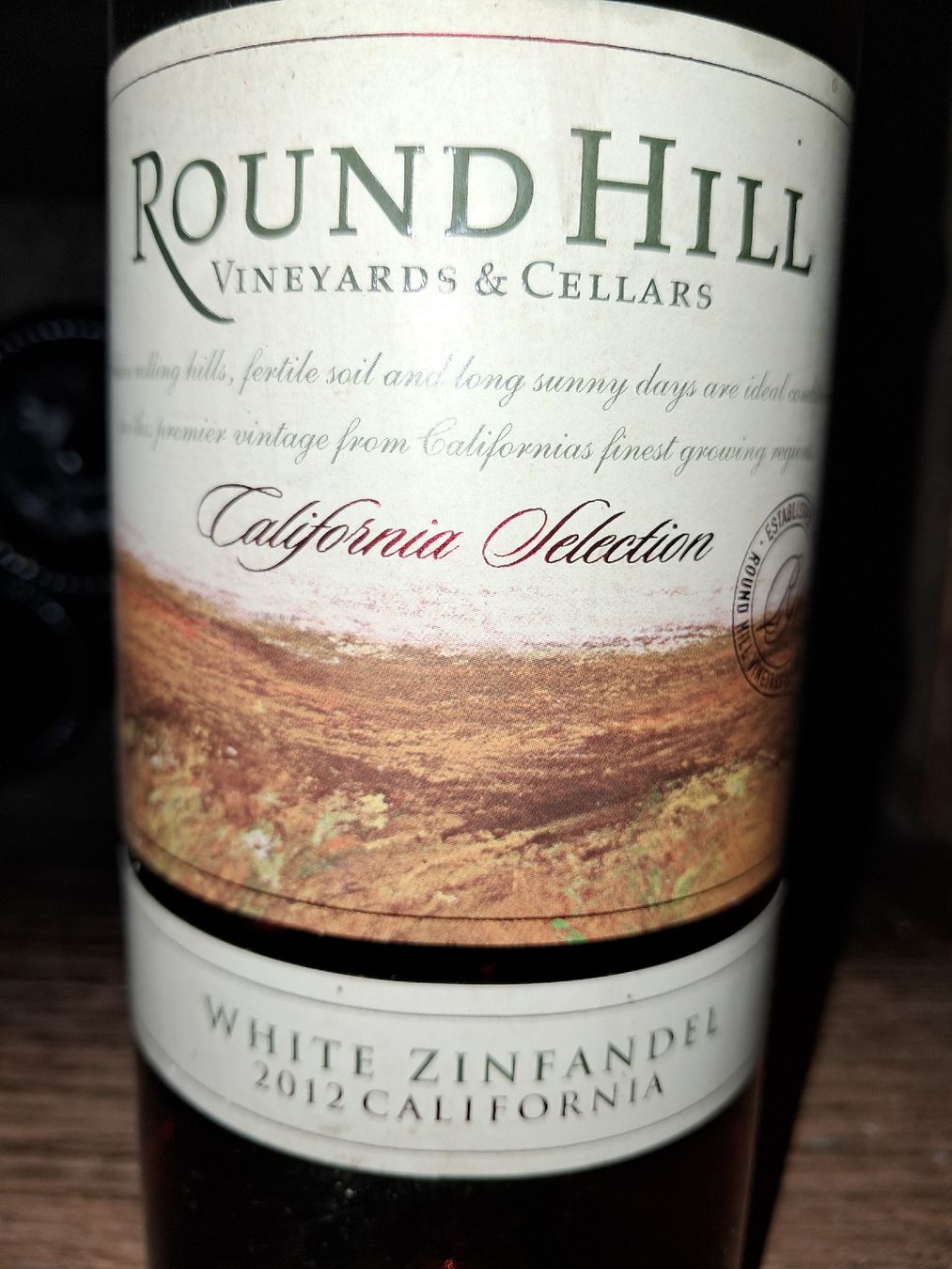 Vino: Round hill selection white zinfandel rosé 2012 – Nuovo e nell'imballaggio originale da Le locle venduto da juliensaran 1