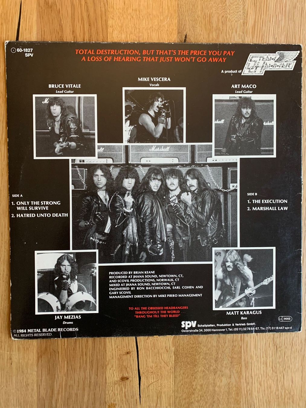 Schallplatten: Obsession - Marshall Law – Gebraucht aus Balzers von Amontelm 1