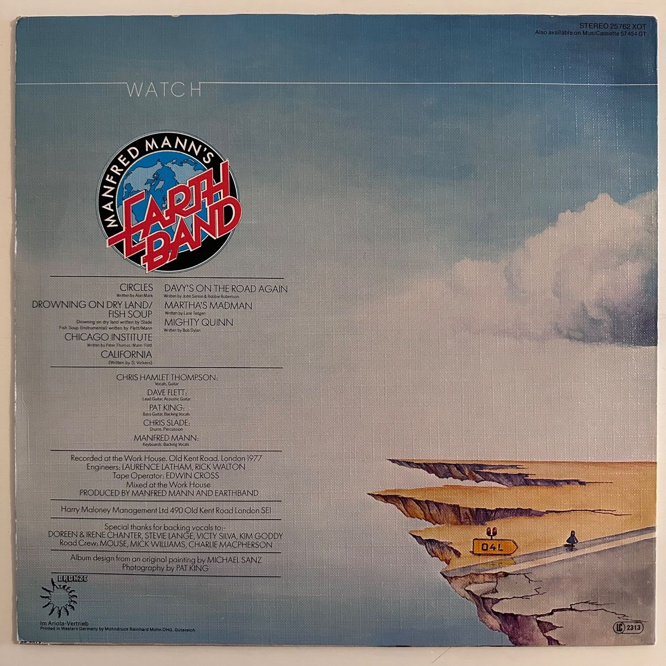 Dischi in vinile: LP - Manfred Mann's Earth Band - Watch – Usato da Breganzona venduto da Onairda75 1