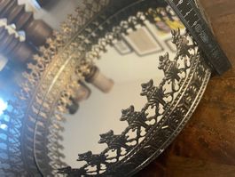tableau mit spiegel im marrokanischen stil