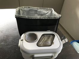 Lunch-Box mit Besteck und Suppenbox mit Isoliertasche Neu