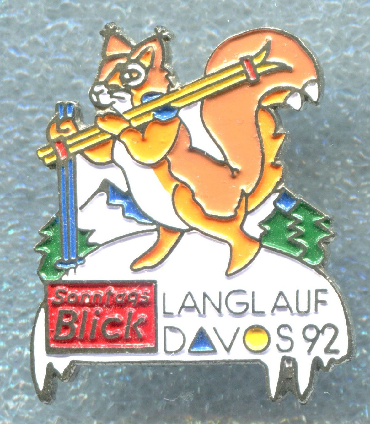 Plaquettes & Badges: Sonntags Blick  DAVOS  Langlauf '92 – D'occasion à Winterthur par Sammleroase