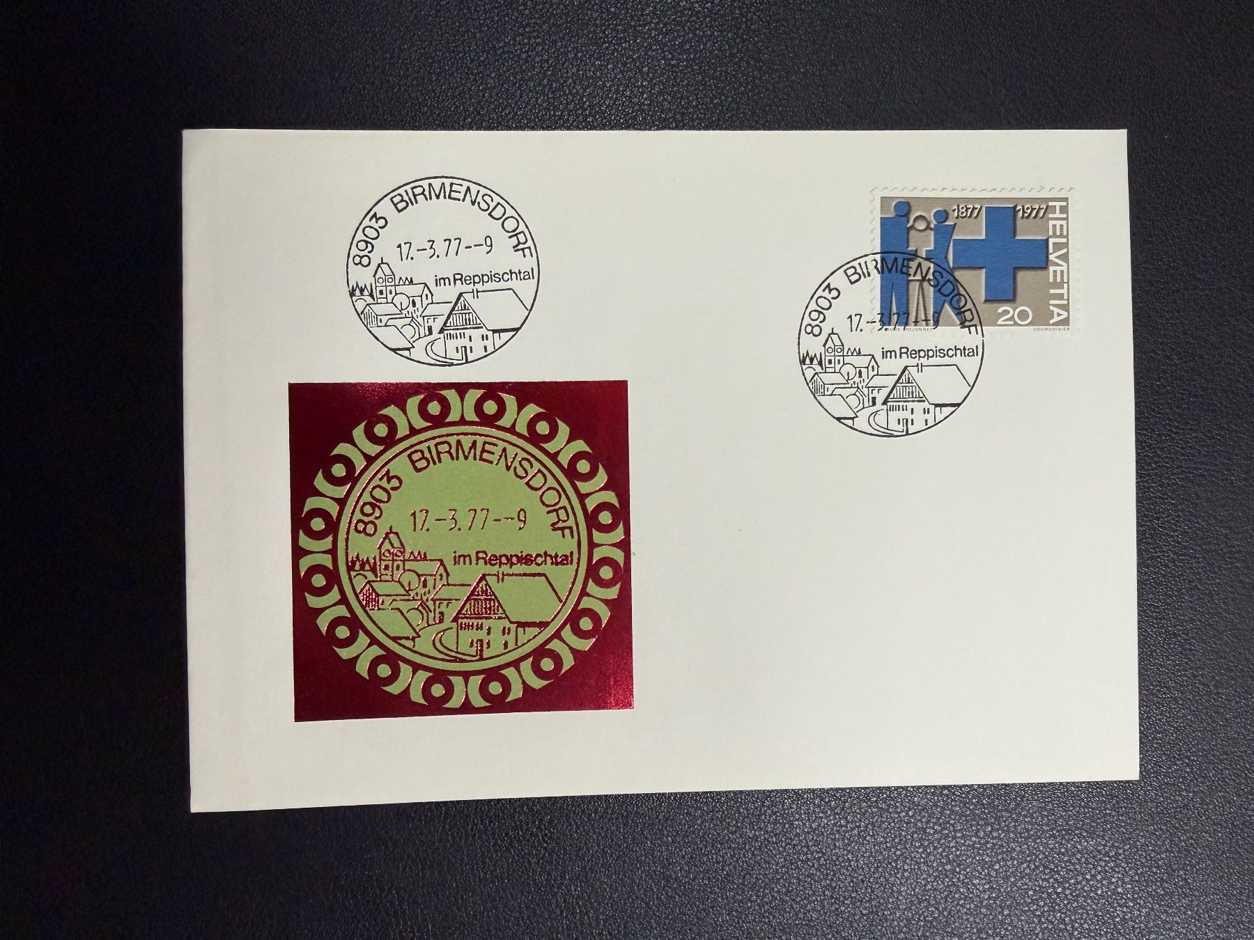 Timbri: 8903 Birmensdorf 17.3.1977 – Usato da oberrüti venduto da jeanmei