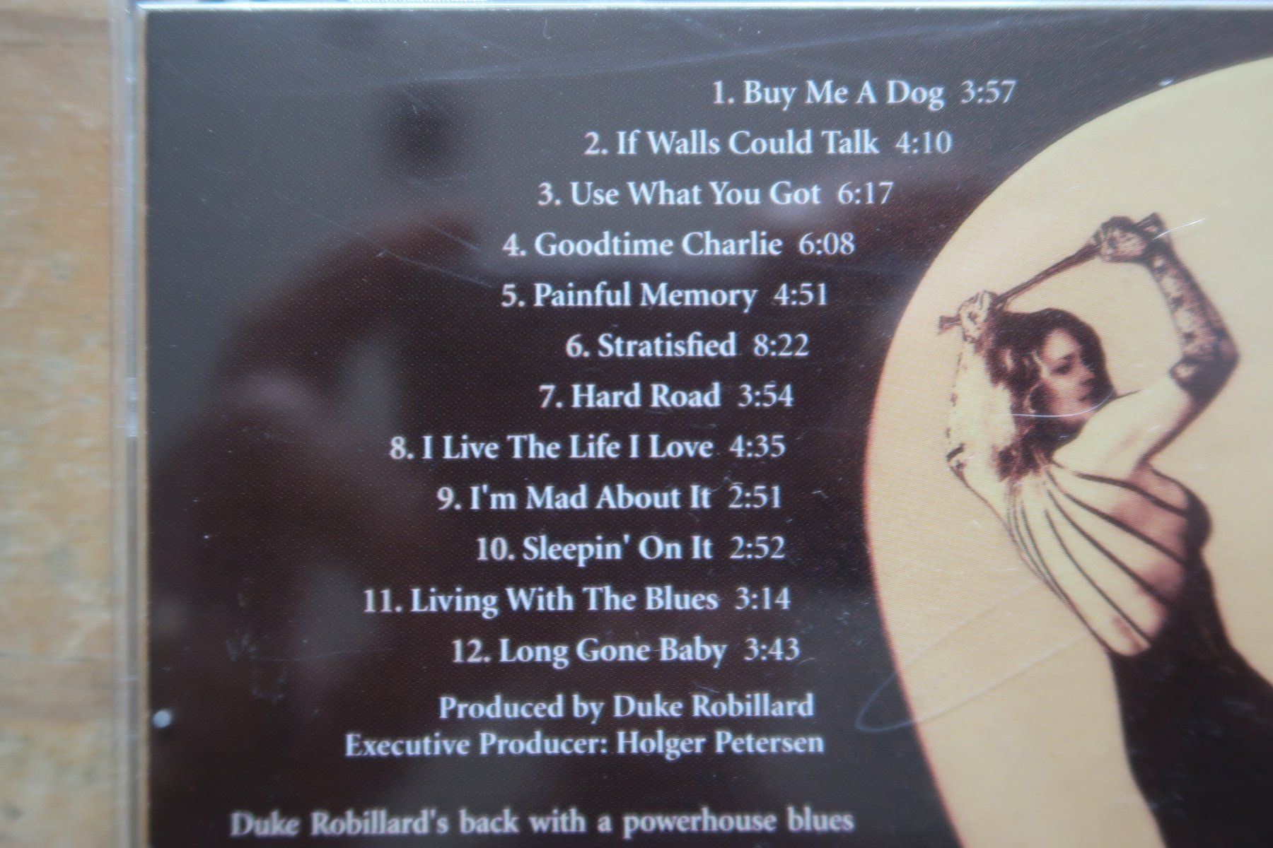 CD: DUKE ROBILLARD - LIVING WITH THE BLUES - CD – Usato da Basel venduto da Patiscat 2