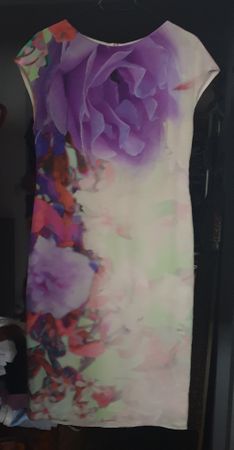 Escada schönes Seidenkleid Gr. 36