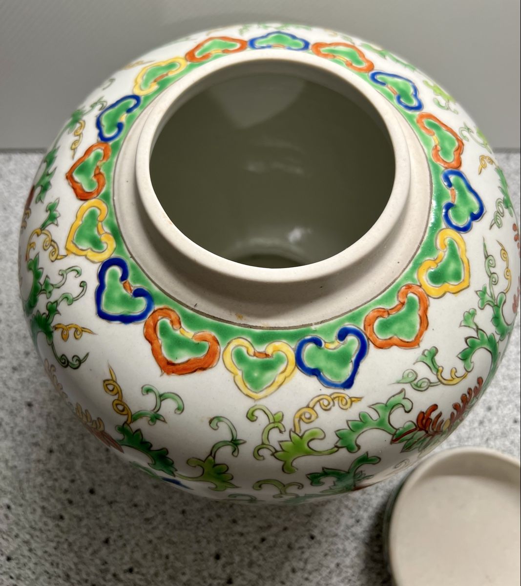 Pentole: Handbemalter Chinesischen Wucai - Topf mit Deckel – Usato da Hunzenschwil venduto da Madachica 2