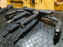 Zeitfahrlenker PRO Synop mit TRP Carbon Bremshebel gebraucht