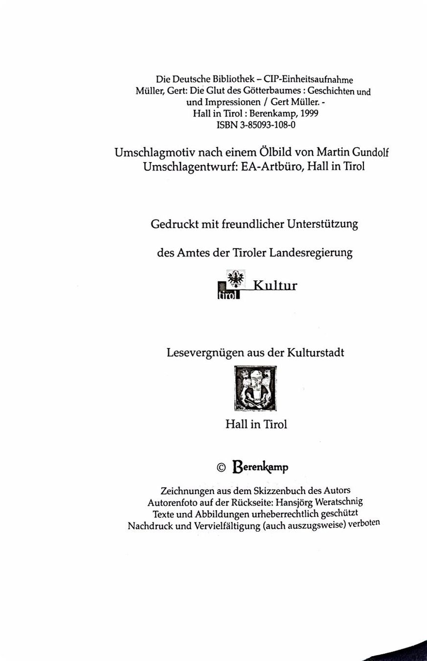 Bücher: Die Glut des Götterbaumes – Neu und originalverpackt aus Sarnen von Livres 2