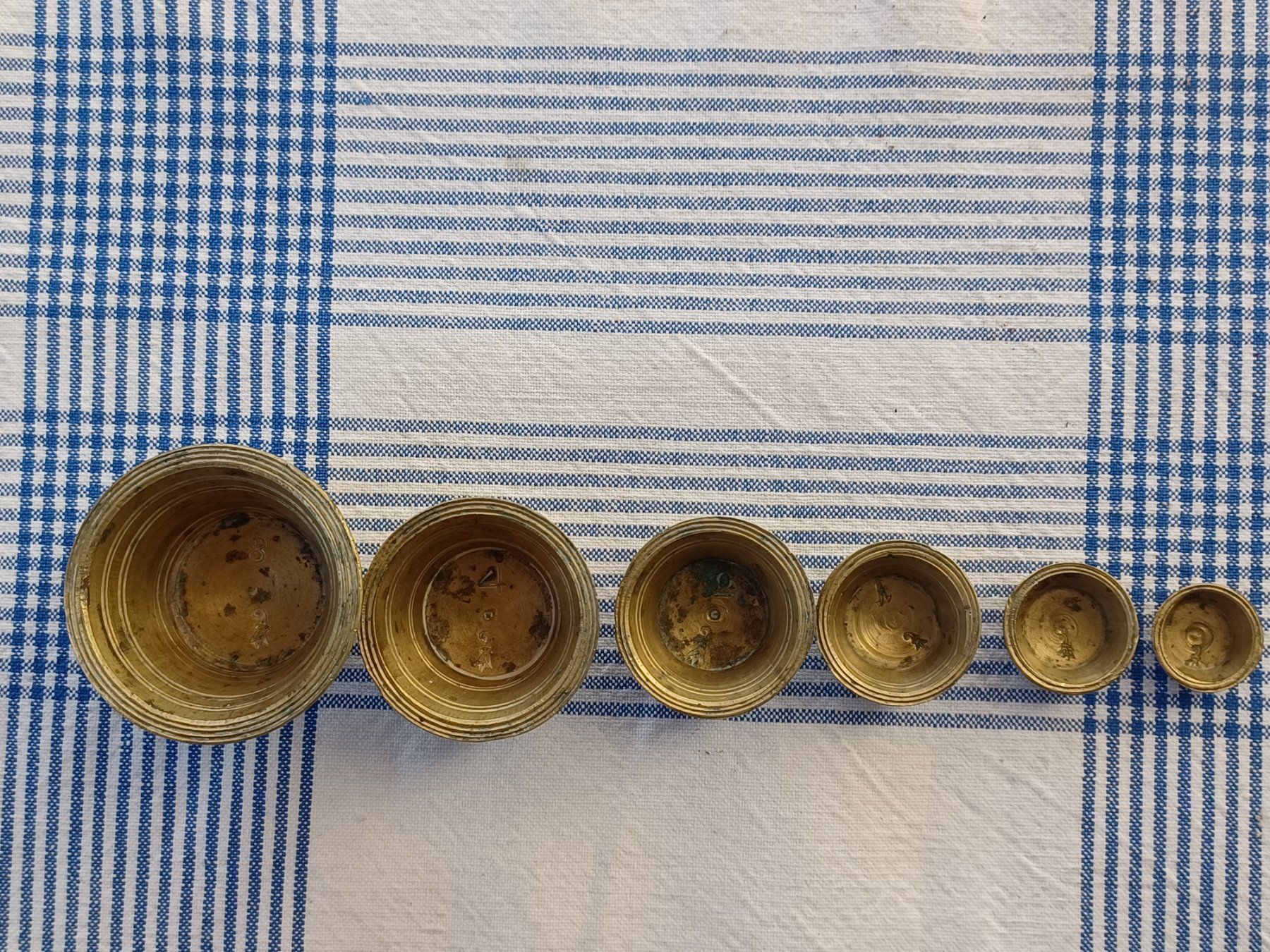 Misurare: Antikes Schweizer Becher-/Apothekergewicht Basel (um 1850) – Usato da Herisau venduto da ugr_prb5 4