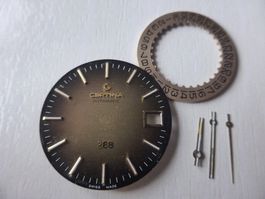 Certina Zifferblatt +Zeiger,Datumscheibe