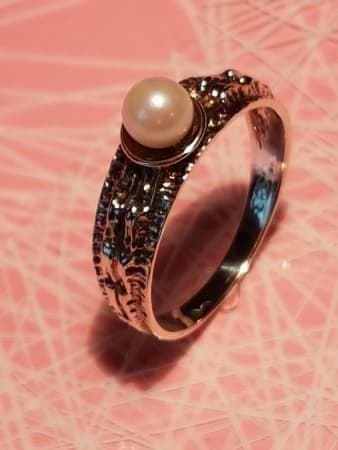 Bagues: Stilvoller Ring mit Zuchtperle – Neuf (Voir description) à Unterägeri par Altgoldschmuck 4