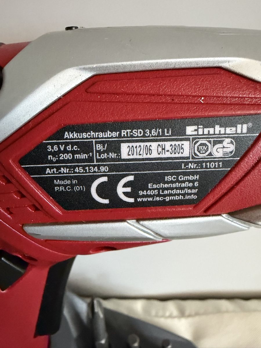 Einhell Tutti gli attrezzi: Einhell Screwdriver NEW never used – Nuovo (secondo la descrizione) da Buttikon SZ venduto da trzurigo 2