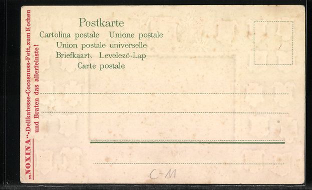 Cartoline postali: Präge-Lithographie Zug, Wappen von Base – Usato da Berlin venduto da bartko-reher 1