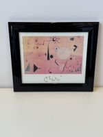 Bild Miro in schwarzem Bilderrahmen (32x25 cm) guter Zustand