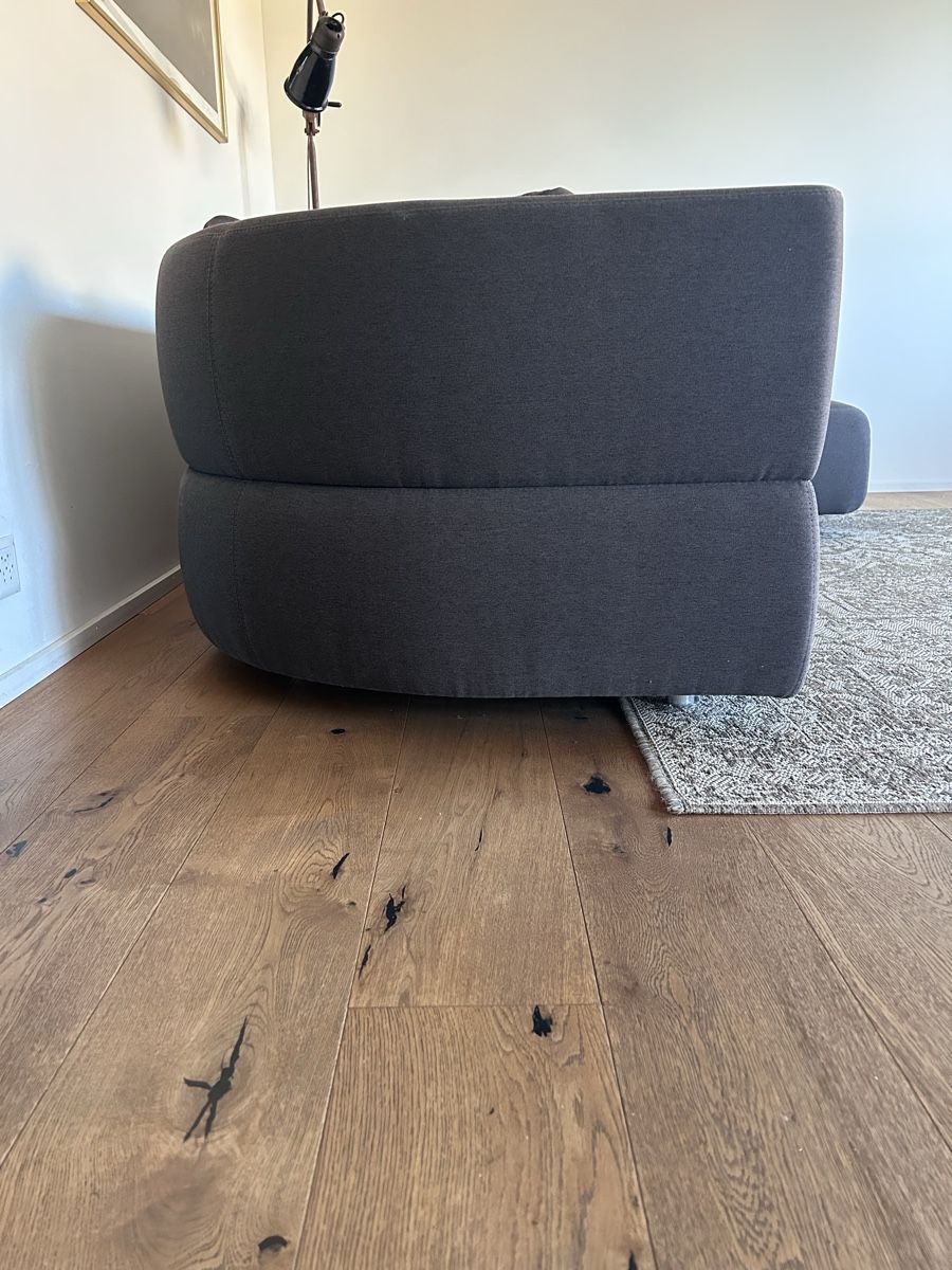 Sofas: Modernes Ecksofa in Dunkelbraun / Taupe – Gebraucht aus Zürich von daw_sk5j 3