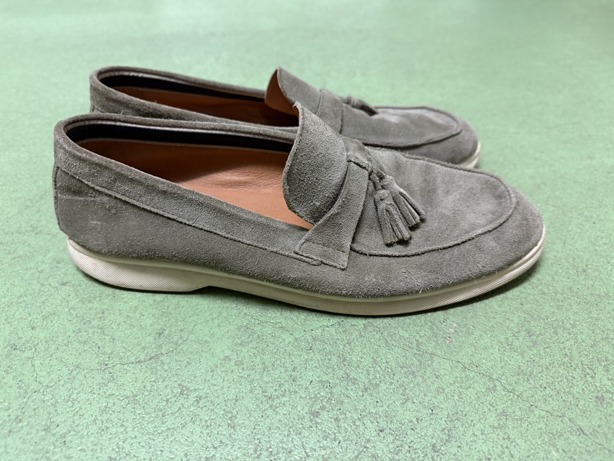 Dune London Scarpe da uomo: DUNE Graue Wildleder Loafers, Grösse 43 – Usato da Jona venduto da Good_luck_ 4