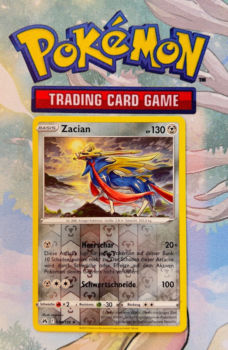 Cartoline: Zacian Reverse Holo Zenit der Könige 094/159 – Usato da Sempach venduto da R-G