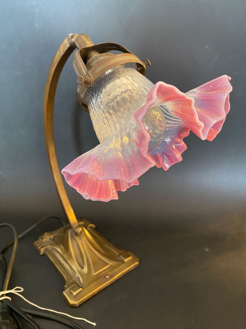 Lampade: Antik Jugendstil Tischlampe um 1900 – Usato da Sempach venduto da timesarechanging 1
