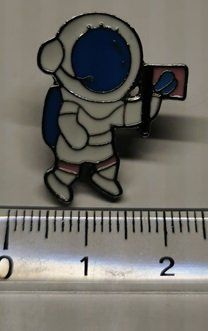 Placchette & Badge: Astronaut - Pin   (neu/OVP) – Nuovo e nell'imballaggio originale da Wilen b. Wollerau venduto da morethanmusic