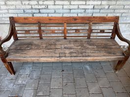 Uralte Gartenbank (Holz) SHABBY CHIC