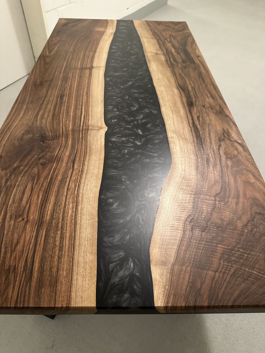 Tische: Couchtisch Nussbaum Epoxidharz – Neu (gemäss Beschreibung) aus Oftringen von zeki05 4