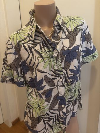 Bluse Leinen